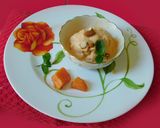 A picture of step 4 of Papaya ice cream.