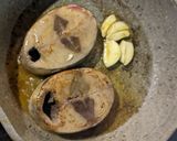 Foto langkah ke 8 dari resep 5 | Grilled Cakalang with mushroom sauce.