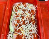 Foto del paso 3 de la receta: Calabaci-Pizza (En recipiente Lékué)