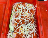 Foto del paso 3 de la receta: Calabaci-Pizza (En recipiente Lékué)