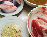 Hình bước làm 3 của món Mắm kho bông súng