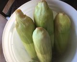 A picture of step 1 of California Farm Grilled Sweet Corn in the Husk.