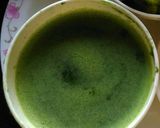 A picture of step 1 of Palak Phudina Buttermilk.