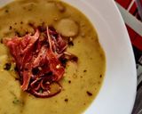 Foto del paso 3 de la receta: Frijol🫘BLANCO🥩con Jamón Serrano y Chorizo Santarrosano...!😜
