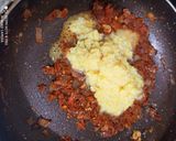 A picture of step 2 of Oats Pav Bhaji.