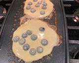 A picture of step 4 of Blueberry Pancakes.