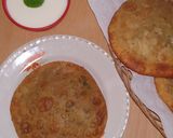A picture of step 5 of Daal Puri.