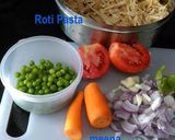A picture of step 3 of Roti Pasta                                        .