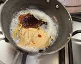 A picture of step 2 of Peanut butter sauce.