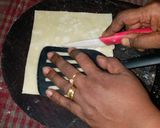A picture of step 1 of Keema samosa.