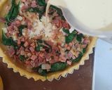 Foto langkah ke 5 dari resep Quiche Smoked Beef & Spinach.