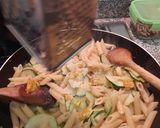 Foto del paso 11 de la receta: Pasta con zapallito italiano y sus flores