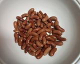 A picture of step 1 of Bean Brownie bundt walnut cake eggfree.