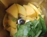A picture of step 1 of The velvety green smoothie.