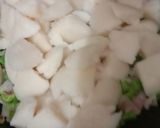 A picture of step 2 of Masala Idli.