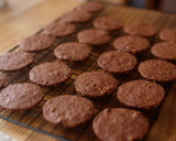 A picture of step 11 of Crunchy! Easy Cocoa Cookies with Almonds, Walnuts, and Raisins🍪.