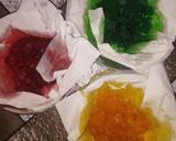 A picture of step 3 of Tutti frutti.