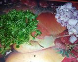 A picture of step 4 of Memoni Black Chickpea And Potato Chaat.