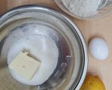 Foto del paso 1 de la receta: Galletas craqueladas de limón 🍋