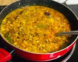 A picture of step 3 of Tadka Dal (Kolkata famous street-food): Egg Dal Tadka.