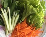 A picture of step 2 of Vietnamese Fresh Spring Rolls.