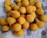 A picture of step 5 of Dahi Phulki Recipe with Homemade Phulkiyan/boondiyan.
