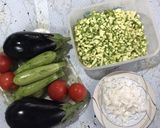 عکس مرحله 1 از دستور یتیمک کدو وبادمجان