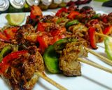 A picture of step 7 of Grilled chicken skewers.