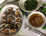 Hình bước làm 2 của món Sò lông mỡ hành nước mắm