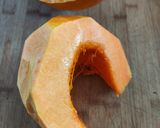 A picture of step 1 of Pumpkin Risotto.