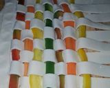 Foto del paso 17 de la receta: Tarta multicolor de jamón y queso