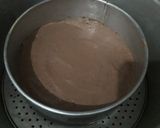 Foto langkah ke 5 dari resep Brownies coklat keju kukus.