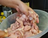 A picture of step 1 of Sweet Chicken Satay.