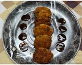 A picture of step 9 of Aloo Matar Patties.