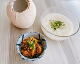Hình bước làm 4 của món Cháo ếch - ăn dặm