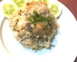 A picture of step 5 of White chicken biryani.