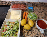 Foto del paso 1 de la receta: Albóndigas XL en salsa jardinera