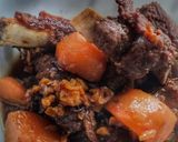 A picture of step 9 of Beef Ribs and Potato in Herbs and Sweet Soy Sauce.