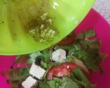 A picture of step 3 of Greek salad.