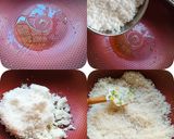A picture of step 2 of Fresh Coconut Laddoo. (Basant Panchmi Special).