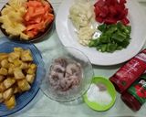 Foto langkah ke 1 dari resep Tahu-udang saos asam manis.