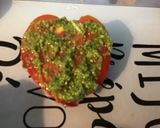Une image de l'étape 4 de Tomates aux herbes,ail et parmesan.