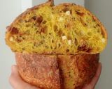 Foto langkah ke 26 dari resep Kunyit Wijen Jinten Hitam Chili Flakes Cheese Sourdough Bread (Open Bake Method).