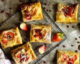 صورة لخطوة 2 من وصفة فطائر بف بستري حلوه سهله وسريعه🍓🍯