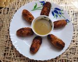 A picture of step 6 of Red poha cutlets.