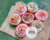 Foto langkah ke 4 dari resep Cupcake kukus coklat ceria.