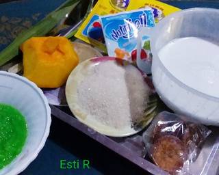 🍃Puding Bintik Cendol🍃 - Step 1