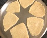 A picture of step 3 of Badam puri.