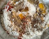 A picture of step 1 of Methi Paratha.