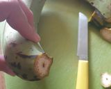 Zöldbanán chips recept fázis 1 fotója